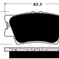 Porterfield Brake Pads for 2012 LEXUS HS 250h