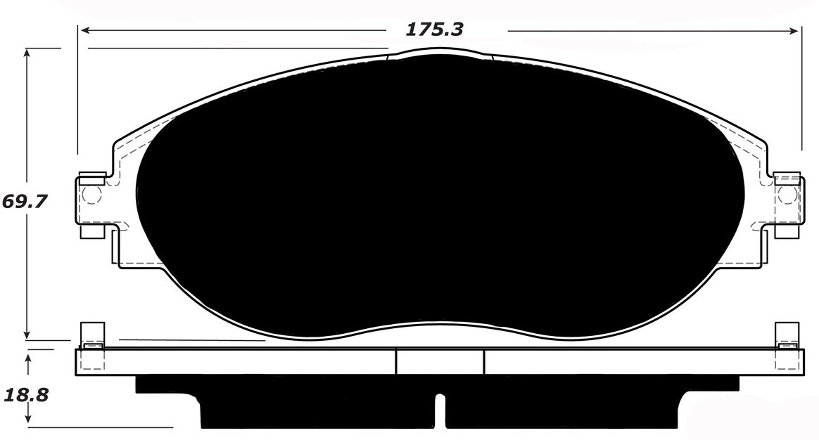 Porterfield Brake Pads for 2017 AUDI S3