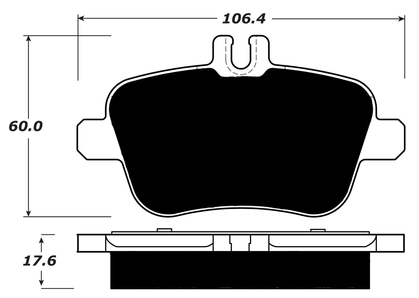 Porterfield Brake Pads for 2013 MERCEDES-BENZ SLK300 Sport Pkg