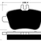 Porterfield Brake Pads for 2014 MERCEDES-BENZ SLK250 Sport Pkg