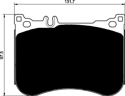 Porterfield Brake Pads for 2018 MERCEDES-BENZ SL450 HD Brake w/360mm Front Disc