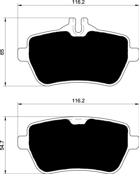Porterfield Brake Pads for 2013 MERCEDES-BENZ SL550 w/ AMG Sport Pkg