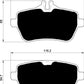 Porterfield Brake Pads for 2014 MERCEDES-BENZ S550