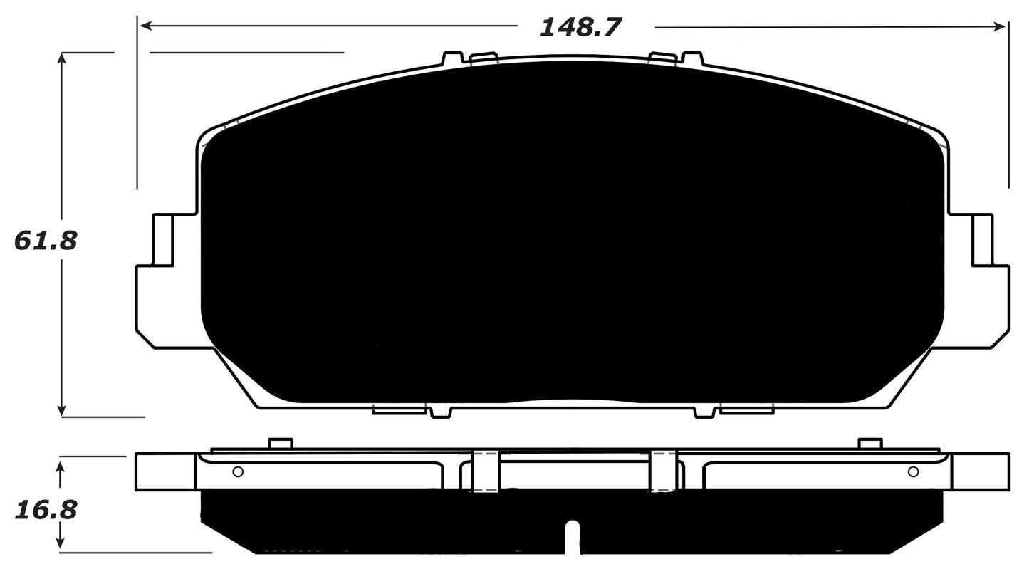 Porterfield Brake Pads for 2016 ACURA RDX