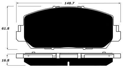Porterfield Brake Pads for 2014 ACURA RDX