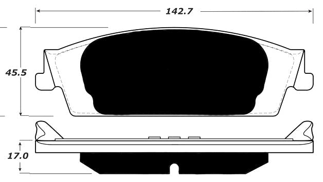 Porterfield Brake Pads for 2017 CHEVROLET SUBURBAN 1500 4WD