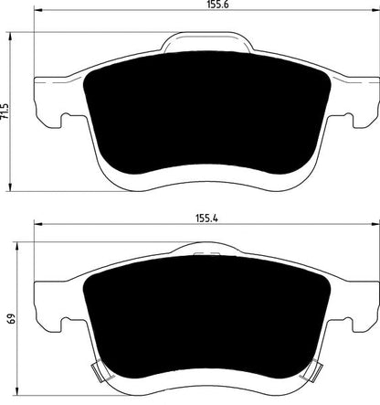 Porterfield Brake Pads for 2016 FIAT 500L