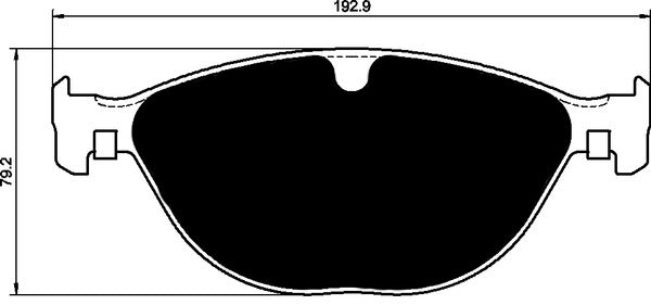 Porterfield Brake Pads for 2014 JAGUAR F-Type 5.0L w/Red Calipers