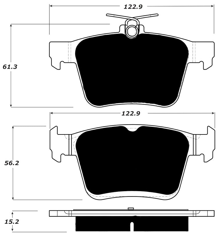 Porterfield Brake Pads for 2015 VOLKSWAGEN e-GOLF