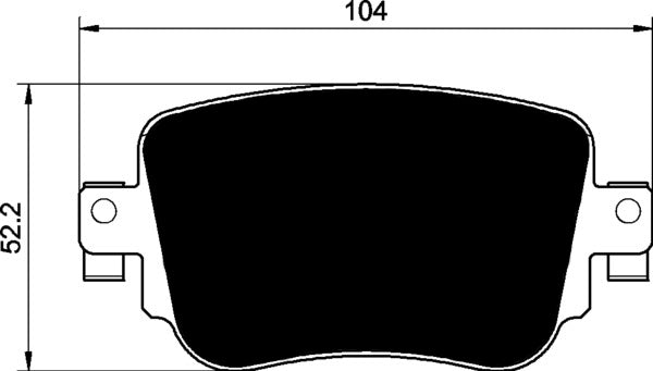 Porterfield Brake Pads for 2016 VOLKSWAGEN GTI (Exc Perf. Pkg)
