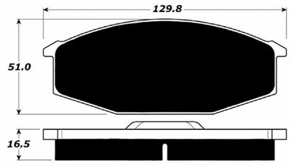 Porterfield Brake Pads for 1979 NISSAN 280ZX Turbo