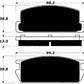 Porterfield Brake Pads for 1985 MAZDA RX 7 GSL