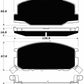 Porterfield Brake Pads for 1984 TOYOTA CELICA GT