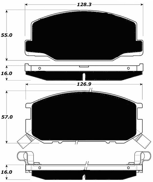 Porterfield Brake Pads for 1981 TOYOTA SUPRA