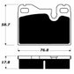 Porterfield Brake Pads for 1982 PORSCHE 928