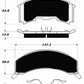 Porterfield Brake Pads for 1984 PONTIAC FIERO
