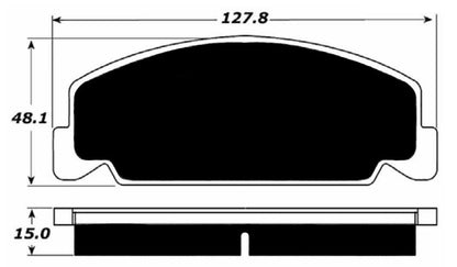 Porterfield Brake Pads for 1997 HONDA CIVIC Coupe DX