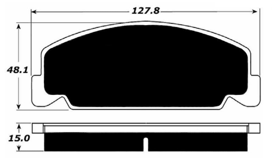 Porterfield Brake Pads for 1997 HONDA CIVIC Sedan GX