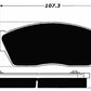 Porterfield Brake Pads for 1982 HONDA CIVIC 1300 5 Speed
