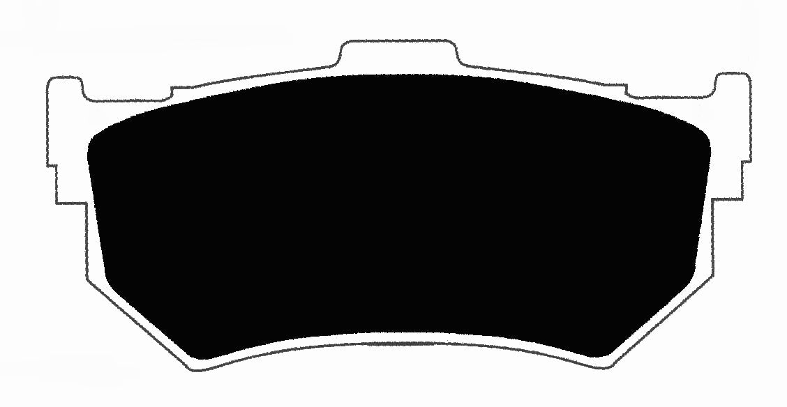Porterfield Brake Pads for 1991 SUZUKI SWIFT 3 Door GT
