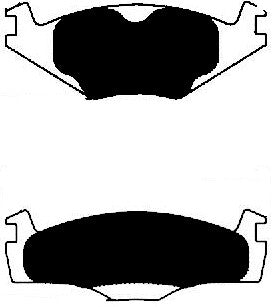 Porterfield Brake Pads for 1988 VOLKSWAGEN GOLF GTI