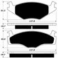 Porterfield Brake Pads for 1988 VOLKSWAGEN QUANTUM