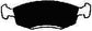 Porterfield Brake Pads for 1985 MERKUR XR4 Ti