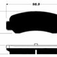 Porterfield Brake Pads for 1984 TOYOTA COROLLA Coupe GTS