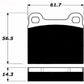 Porterfield Brake Pads for 1970 PORSCHE 914/4
