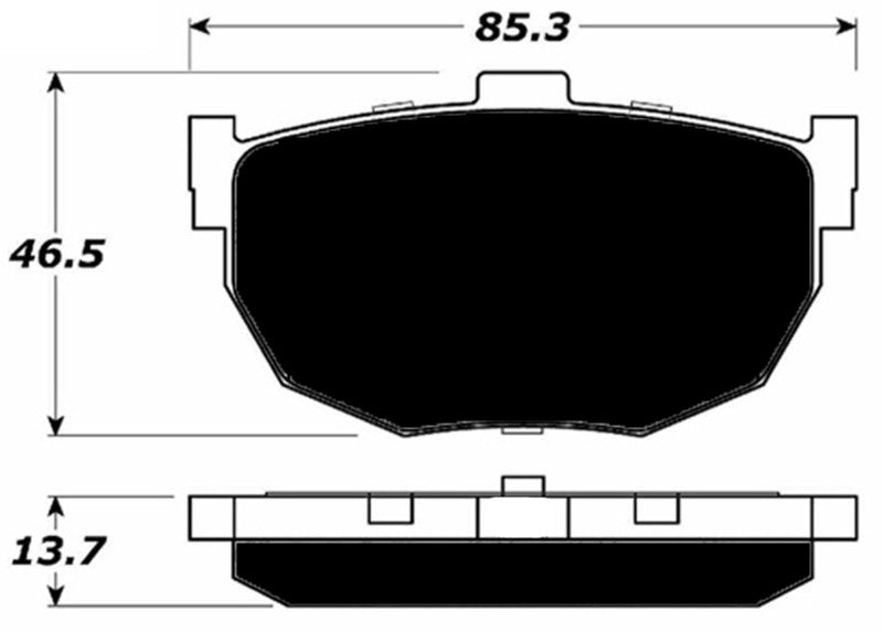 Porterfield Brake Pads for 2001 HYUNDAI TIBURON