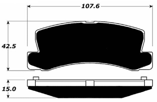 Porterfield Brake Pads for 1999 TOYOTA SOLARA R/Discs