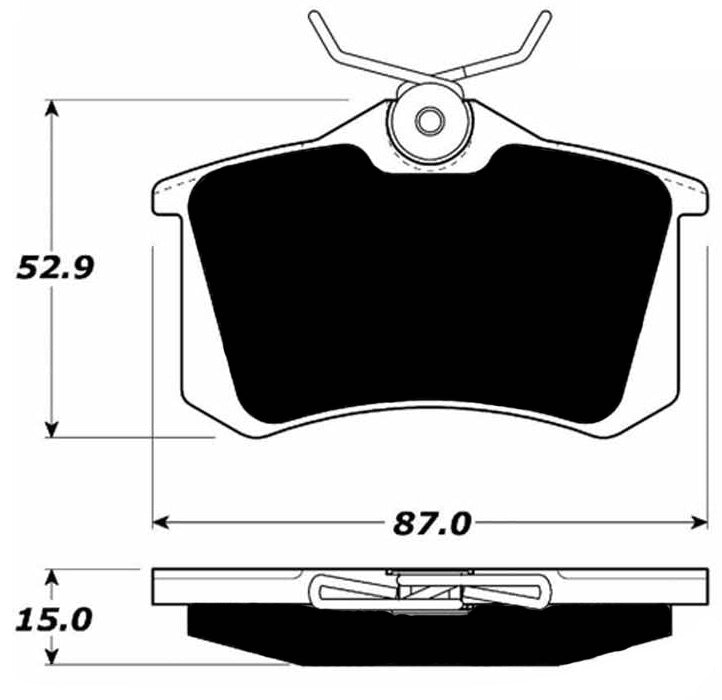 Porterfield Brake Pads for 2002 AUDI A4 - Turbo Sedan 1.8L