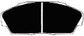 Porterfield Brake Pads for 1988 HONDA PRELUDE SE