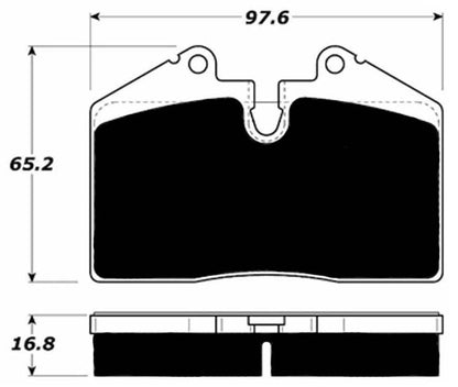 Porterfield Brake Pads for 1993 FERRARI 348 GTB