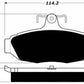 Porterfield Brake Pads for 1992 FORD THUNDERBIRD R/Disc