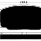Porterfield Brake Pads for 1990 TOYOTA CELICA All-Trac Turbo