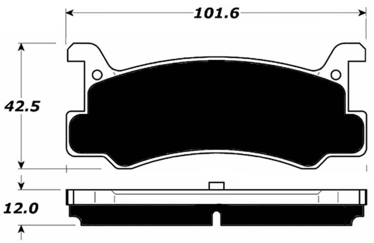 Porterfield Brake Pads for 1988 MAZDA 323 R/Disc
