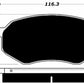 Porterfield Brake Pads for 1988 MITSUBISHI Starion