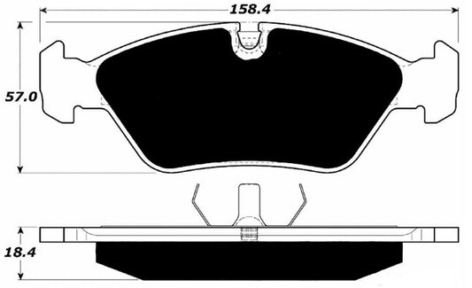 Porterfield Brake Pads for 1983 BMW 633CSI