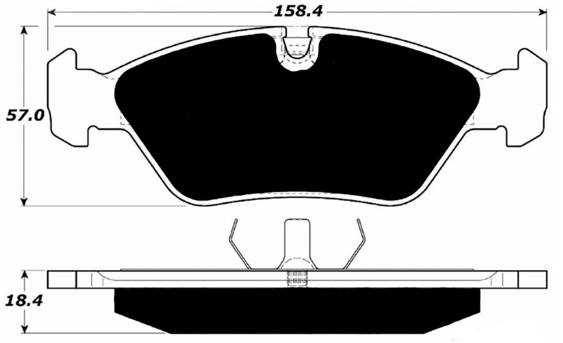 Porterfield Brake Pads for 1985 PORSCHE 928