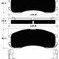 Porterfield Brake Pads for 1988 FORD PROBE R/Disc