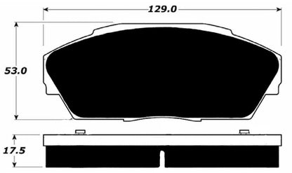 Porterfield Brake Pads for 1993 ACURA INTEGRA