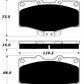 Porterfield Brake Pads for 1988 TOYOTA Pickup 4WD V6