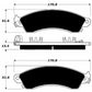 Porterfield Brake Pads for 1991 CHEVROLET CAMARO 1LE