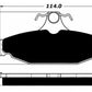 Porterfield Brake Pads for 1995 PONTIAC FIREBIRD w/Rear Discs