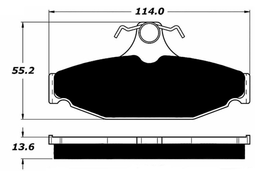 Porterfield Brake Pads for 1991 PONTIAC FIREBIRD w/Performance Pkg