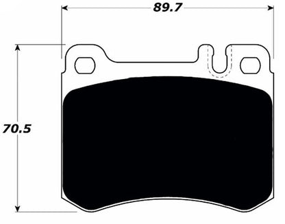 Porterfield Brake Pads for 1986 MERCEDES-BENZ 560 SL