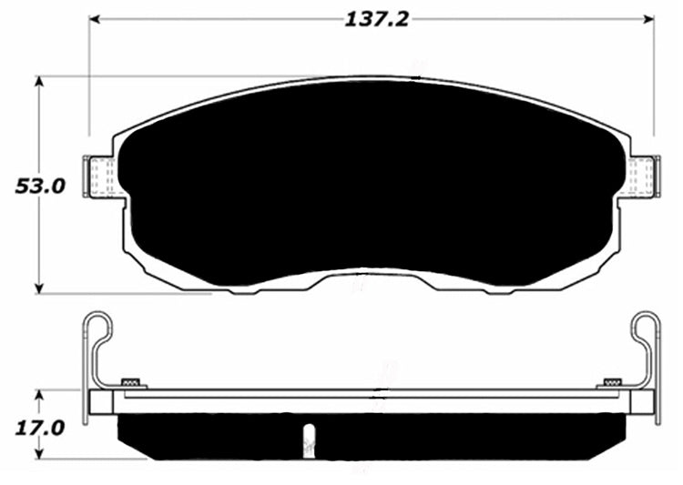 Porterfield Brake Pads for 2005 NISSAN SENTRA 2.5 S