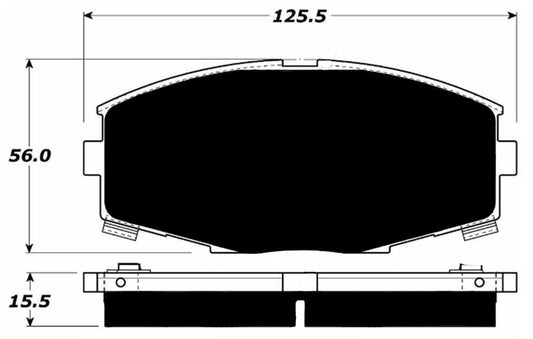 Porterfield Brake Pads for 1986 TOYOTA SUPRA