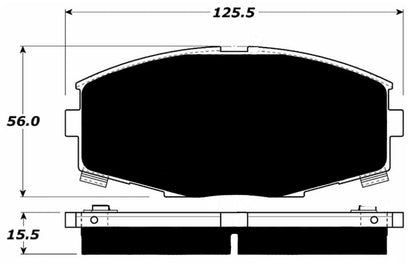 Porterfield Brake Pads for 1988 TOYOTA SUPRA